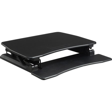 Lorell Desk Riser, Adjustable, Gas Lift, 35-1/2"Wx23-1/4"Dx19-1/2"H, BK LLR99553
